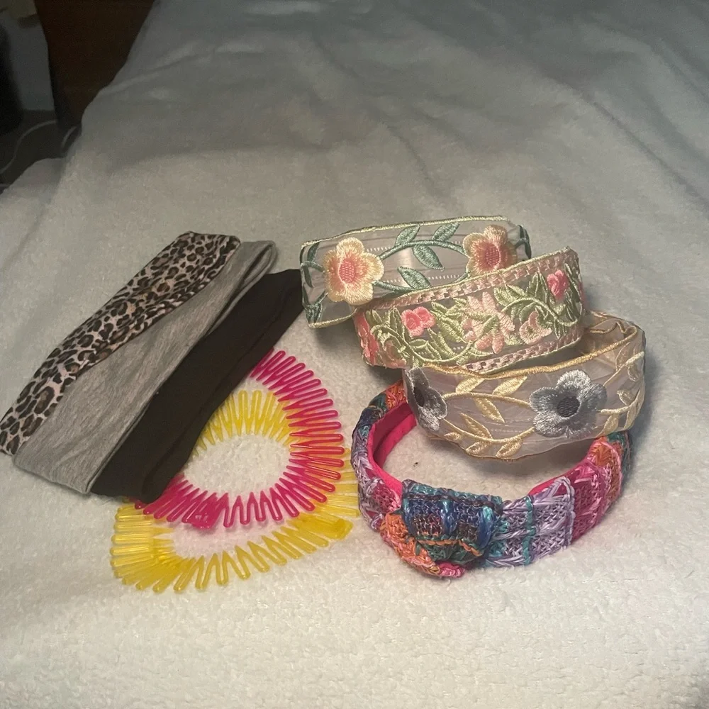 Elegant Floral and Patterned Headband Collection